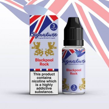 Pack of 20 Signature Blackpool Rock 20 X 10ml Eliquid Pack of 20 Signature Blackpool Rock 20 X 10ml Eliquid