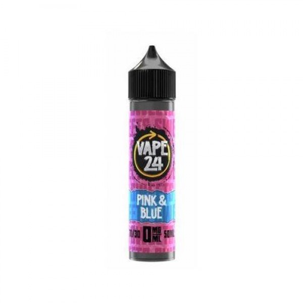 Pink & Blue 50ml E-Liquid By Vape 24 | BUY 2 GET 1 FREE