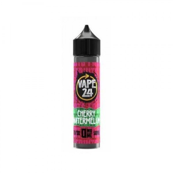 Cherry Watermelon 50ml E-Liquid By Vape 24 | BUY 2 GET 1 FREE