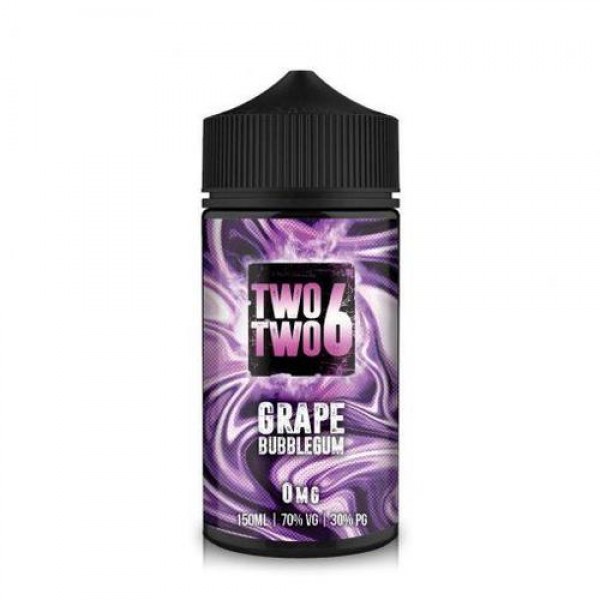 Grape Bubblegum 150ml E-Liquid By Two Two 6