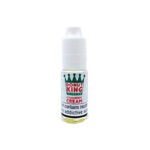 Strawberry Cream Nic Salt 10ml By Donut King 20mg