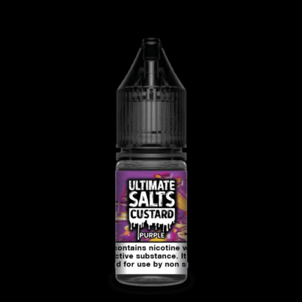 Purple 10ml Nicsalt Eliquid by Ultimate Salts Custard