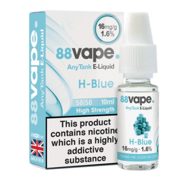 88 Vape - H-Blue E-liquid 10ml