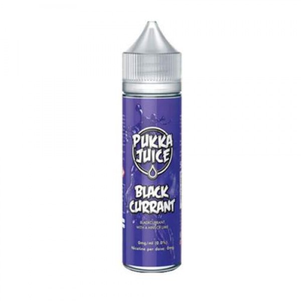 Black Currant Shortfill 50ml E liquid by Pukka Juice