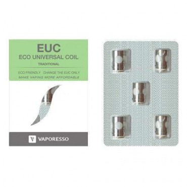 VAPORESSO EUC Ceramic 0.3 ohm traditional (5/pack) VAPORESSO EUC Ceramic 0.3 ohm traditional (5/pack)