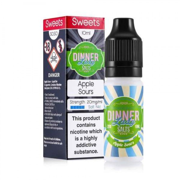 Apple Sours 10ml Nicsalt Eliquid by Dinner Lady
