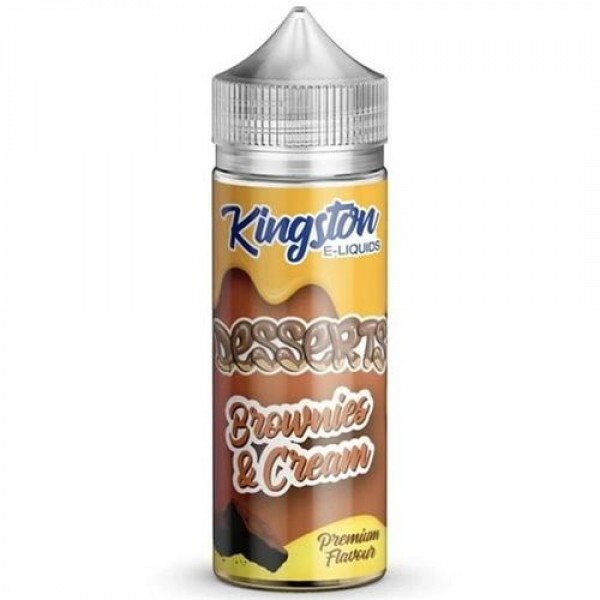 Brownies & Cream Dessert 100ml Shortfill by Kingston