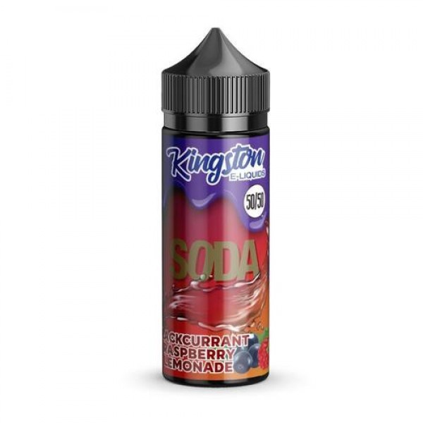 Blackcurrant Raspberry Lemonade 100ml Shortfill by Kingston Soda