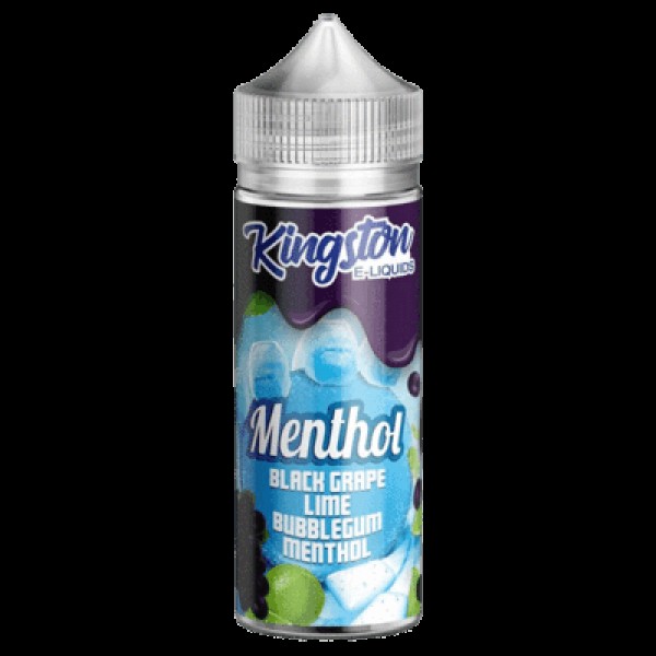Black Grape-Lime-Bubblegum Menthol Shortfill by Kingston