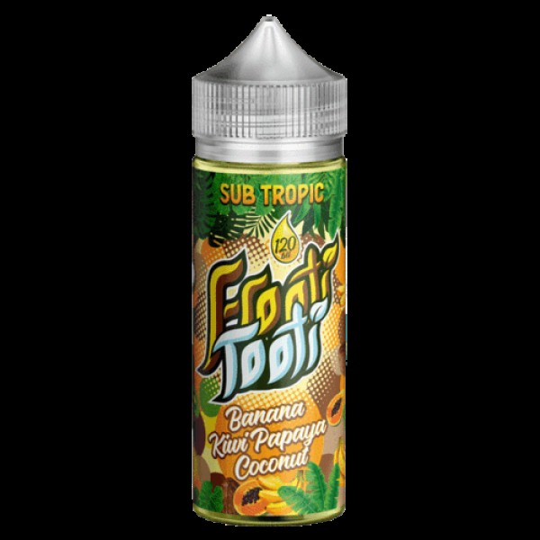 Banana Kiwi Papaya Coconut 100ml Shortfill By Kingston-Tooti Frooti Sub Tropic