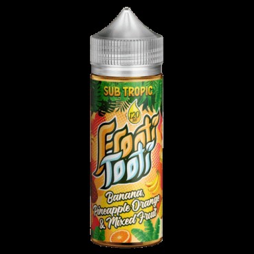 Banana Pineapple Orange & Mixed Fruit 100ml Shortfill By Kingston-Tooti Frooti Sub Tropic