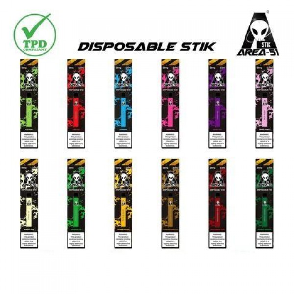 Area 51 Disposable Vape Pod 600 Puffs - Eliquid Base