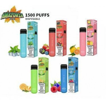 Amazonia 1500 Puff Disposable Pod Device | Eliquid Base