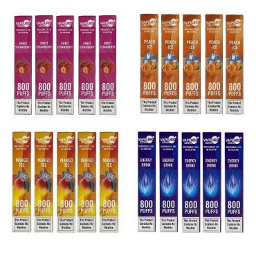 Pack of 10 VAPEURS Disposable Pod Kit | 800 Puffs | 0MG Pack of 10 VAPEURS Disposable Pod Kit | 800 Puffs | 0MG